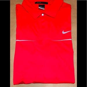 Nike Tigers Woods Men Red Polo